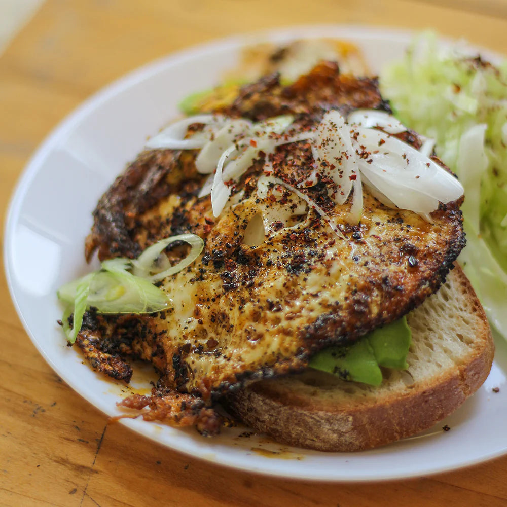 Korean BBQ Fried Egg & Avocado Sandwich