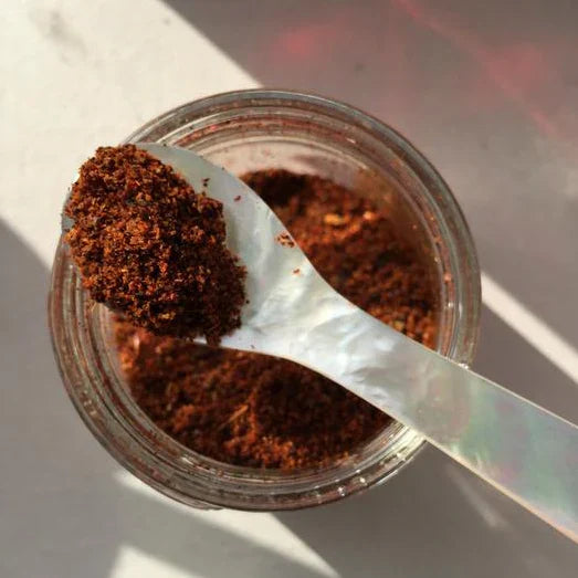 Photo of a jar of Chili Today! spice blend