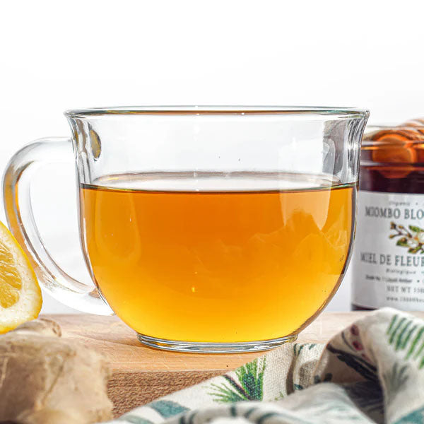 Miombo Blossom Honey in a citrus tea