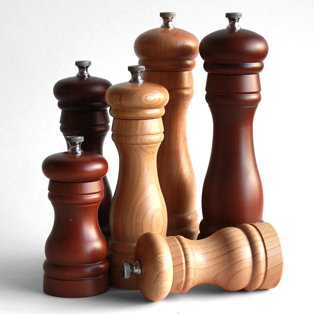 Wooden online pepper mill