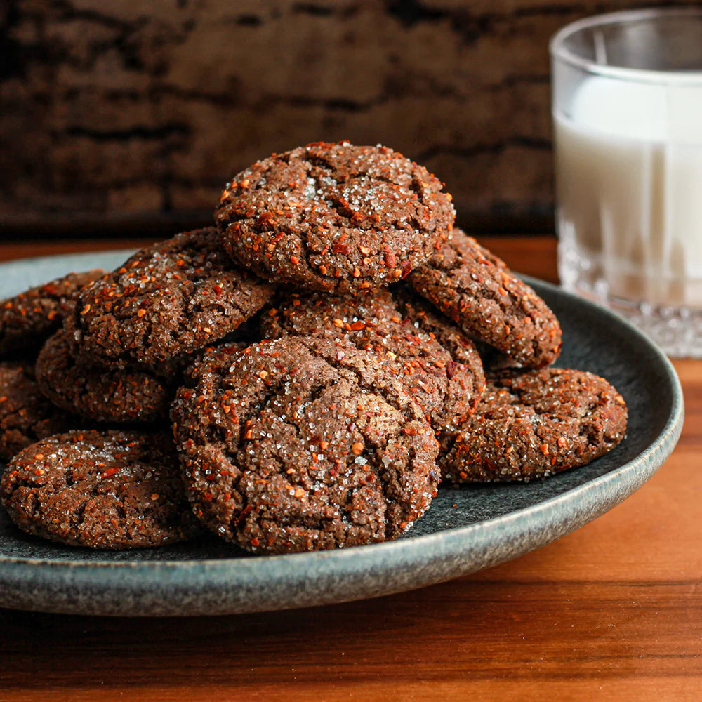 Ancho Chile & Magic Salt Chocolate Cookies