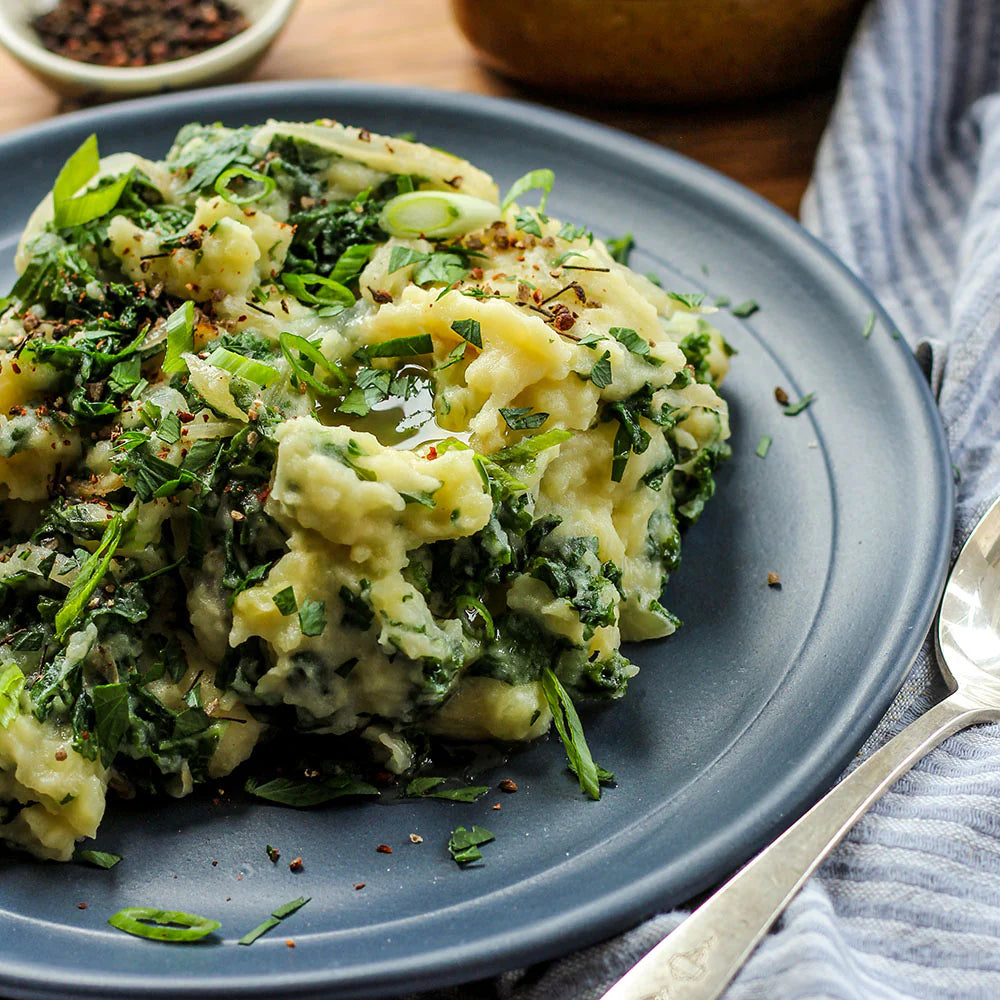 Colcannon with Smoked Salt & Voatsiperifery