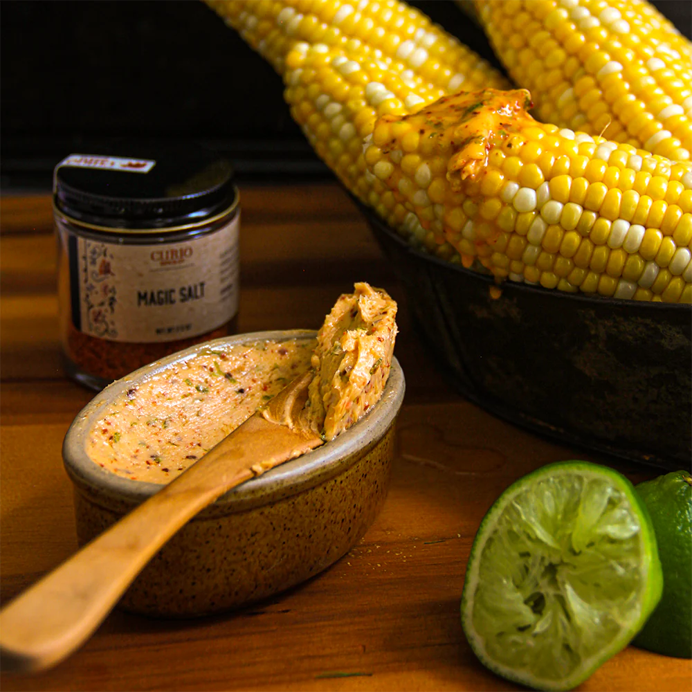 Photo of a small bowl of spiced butter
