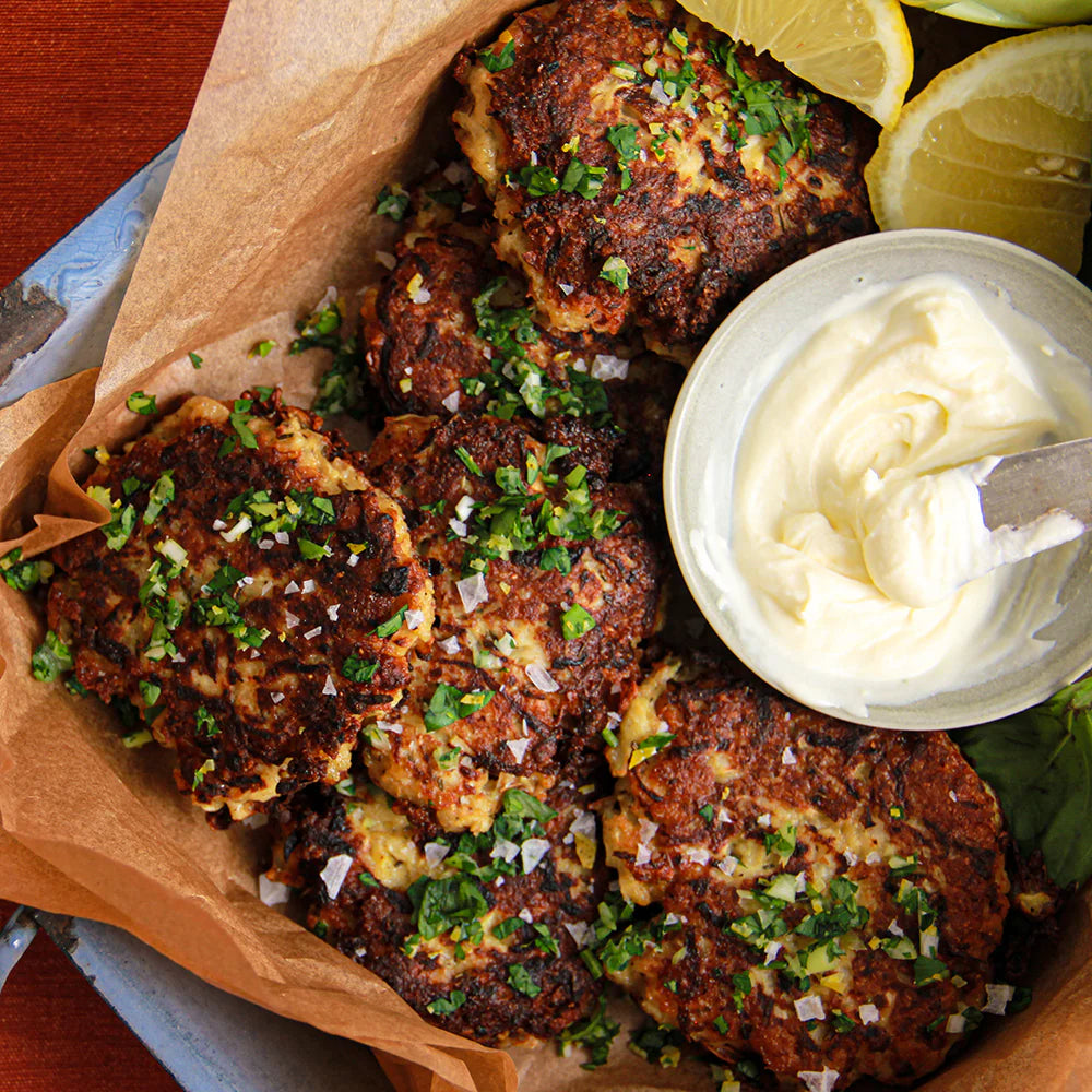 Photo of kohlrabi fritters