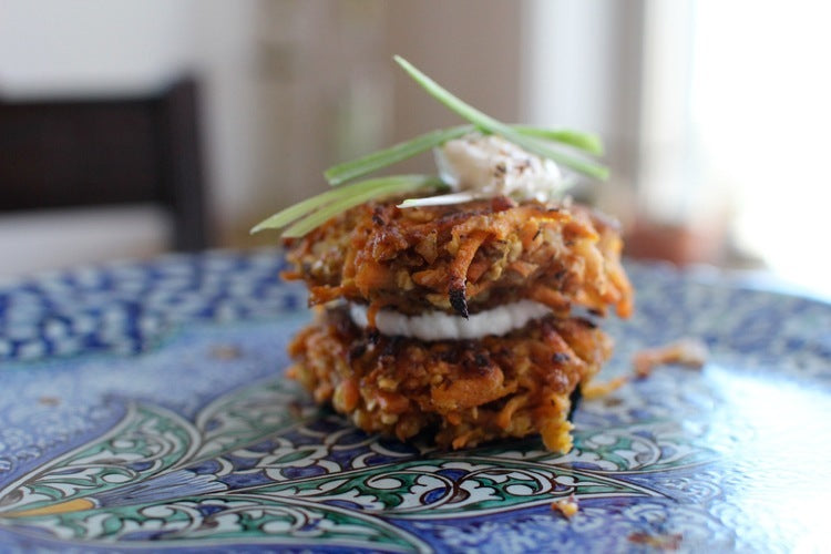 Kandy Spiced Carrot Fritters