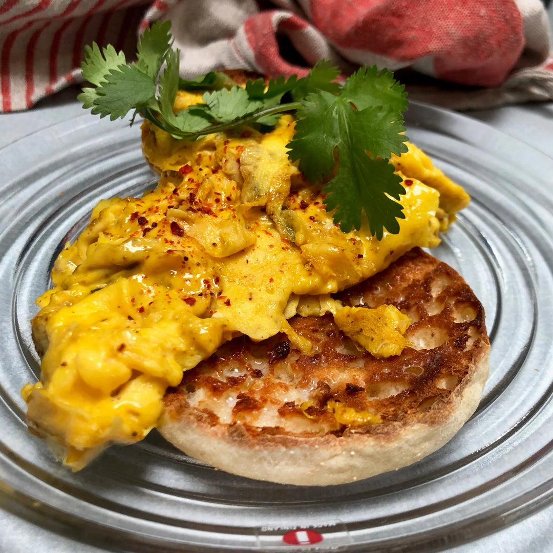 Vadouvan Scrambled Eggs with Magic Salt