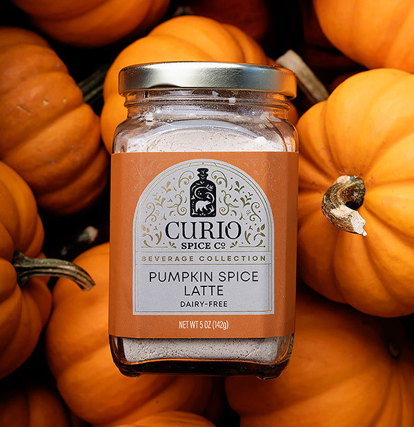 Jar of Curio Pumpkin Spice Latte Mix 