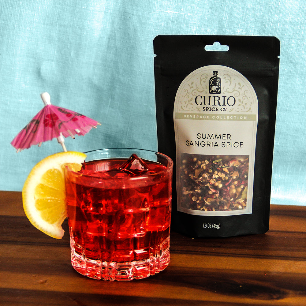 Red Lemonade ~ Summer Sangria Mocktail