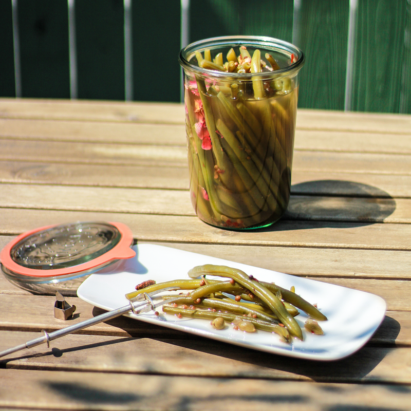 Moroccan Spiced Green Bean Pickles