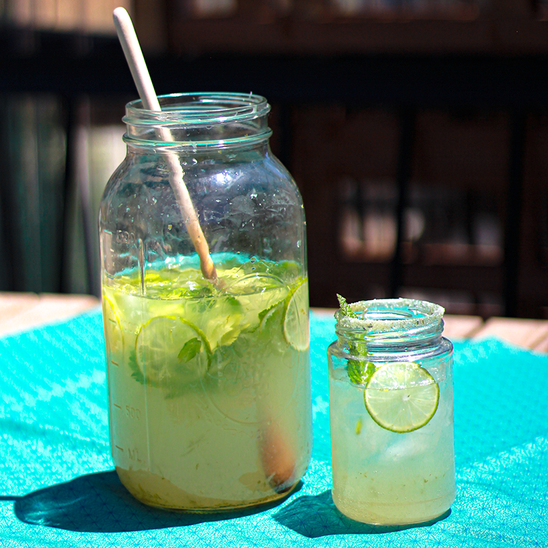 Limeade with Herbs & White Kampot
