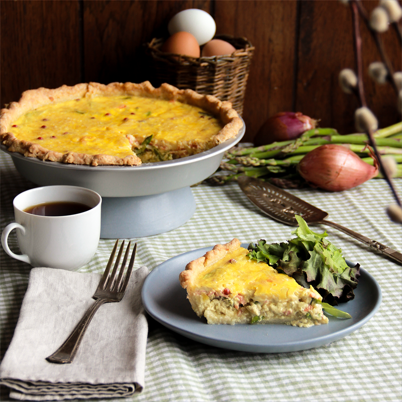 Spring Quiche with Baies Roses