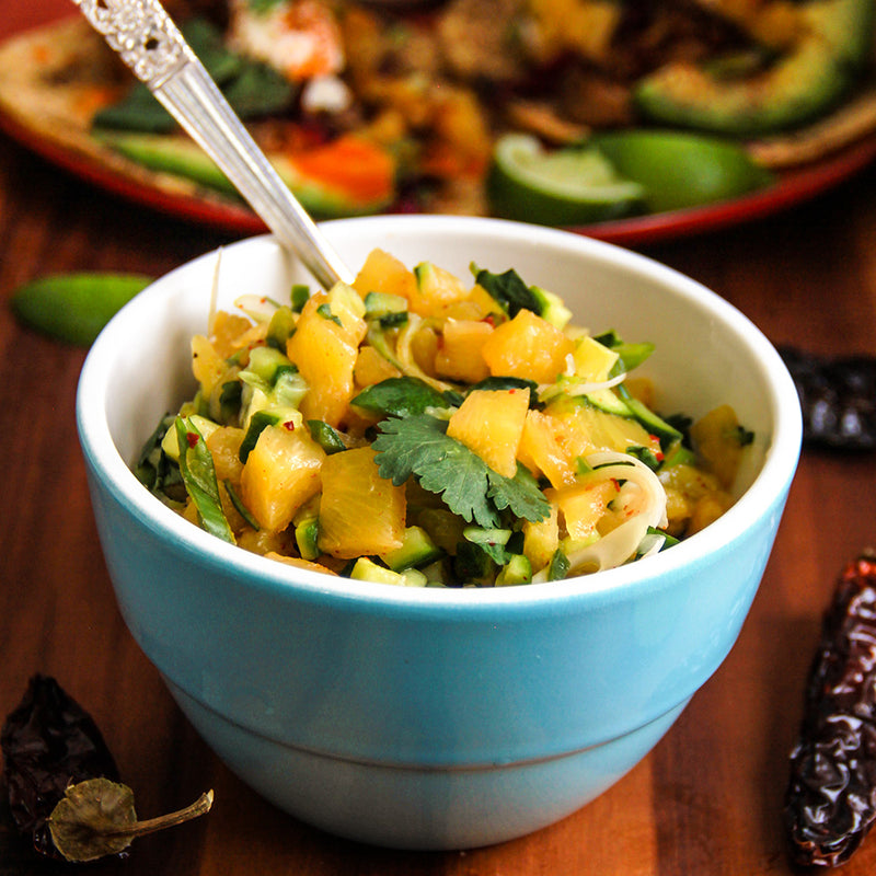 Charred Pineapple Salsa with Chipotle