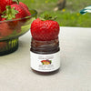 African Bronze Cocoa & Honey Mini Jar with strawberries