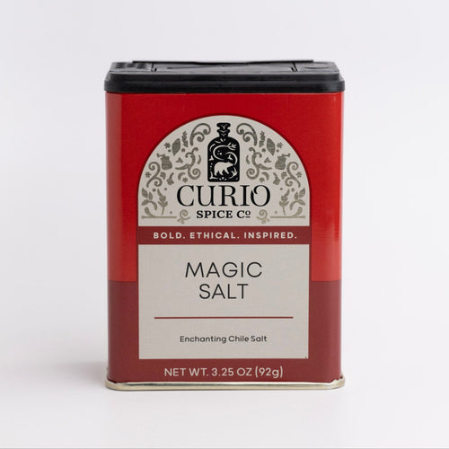 Curio Spice Co. Magic Salt container on a white background