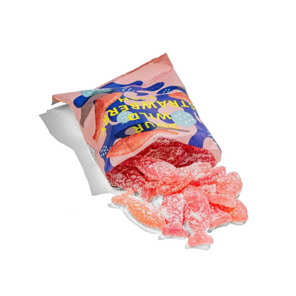 BonBon Sour Wild Strawberry Fish candy