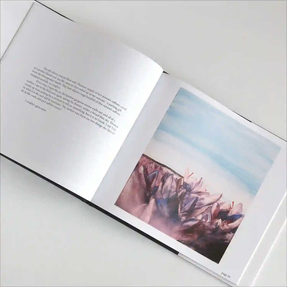 Open pages of Art of the Harvest