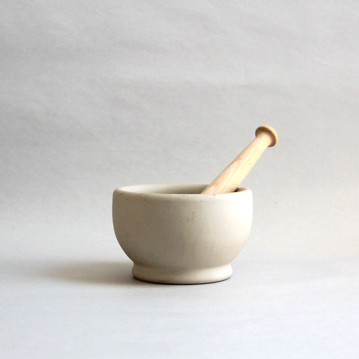 4.33" (11 cm) Size 1 Ceramic Mortar & Pestle