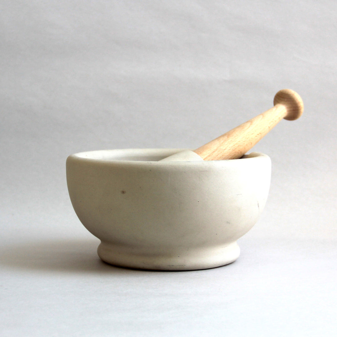 6.7" (17 cm) Size 4 Ceramic Mortar & Pestle