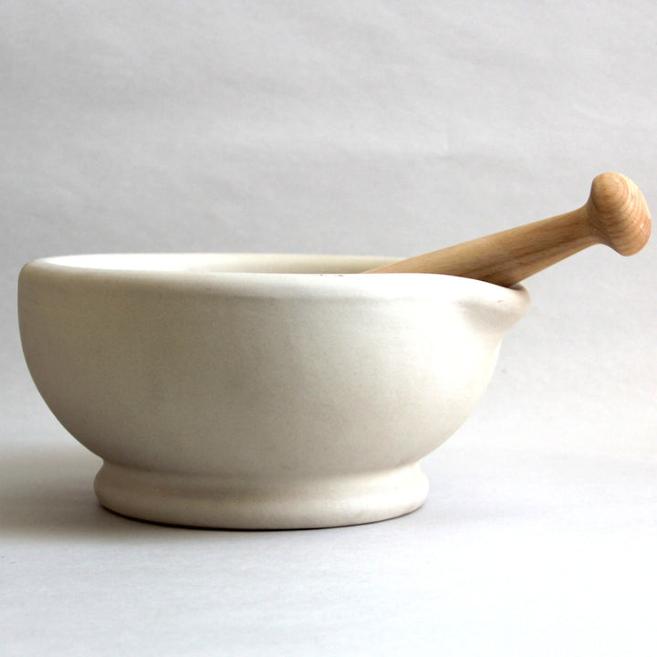 8.3" (21 cm) Size 6 Ceramic Mortar & Pestle