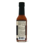 Side label of Oaxaca Hot Sauce
