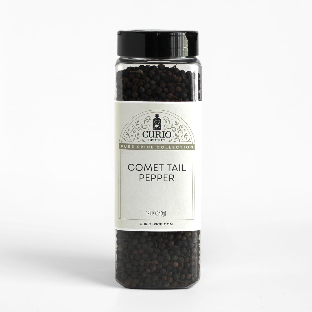 Bulk 12 oz. jar of Indonesian Comet Tail Pepper