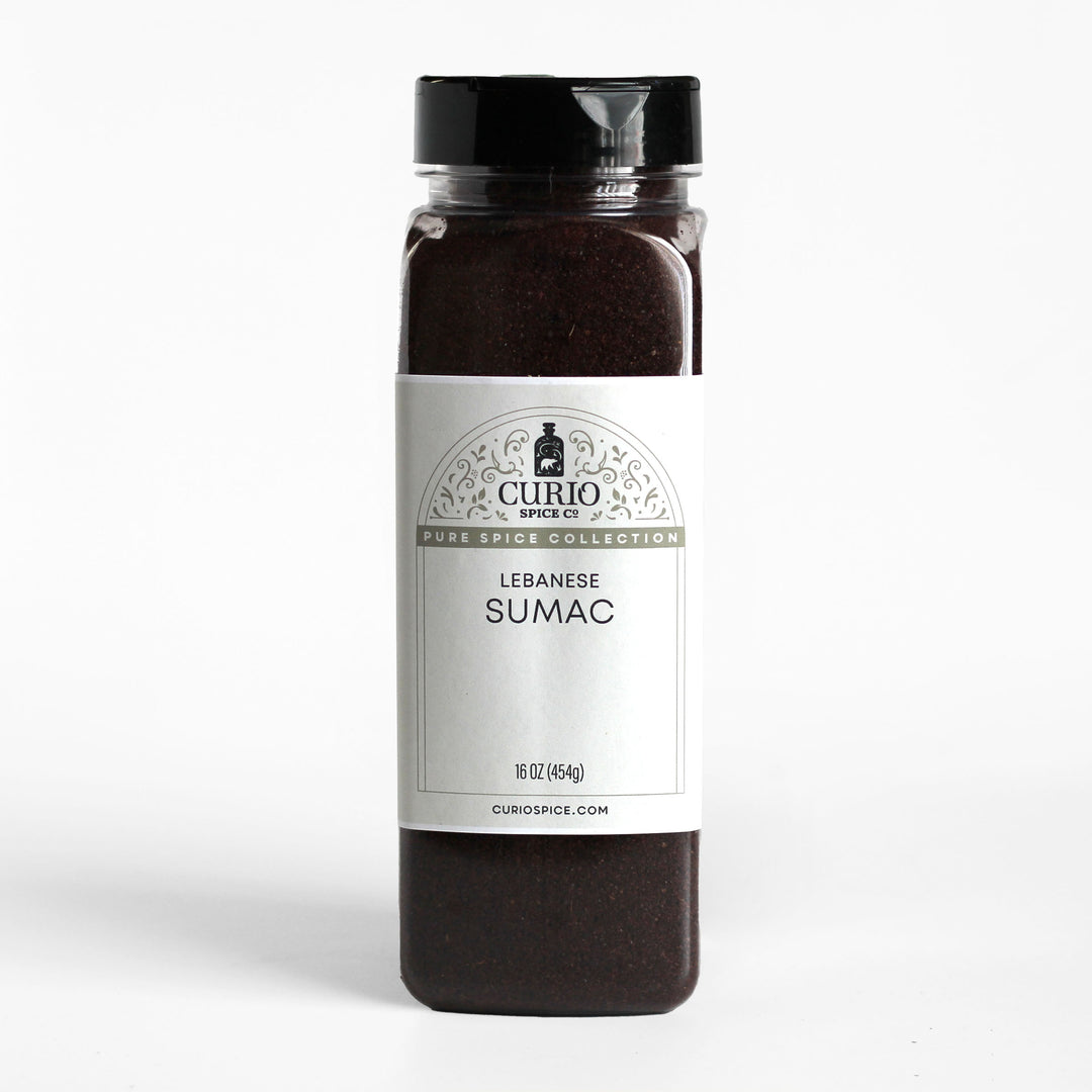 Bulk 16 oz. jar of Lebanese Sumac.