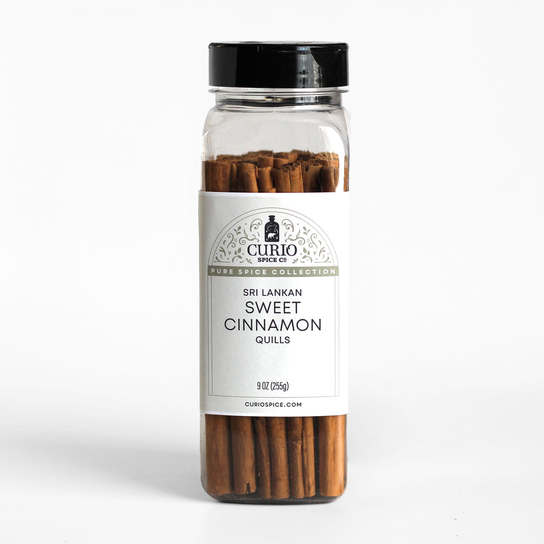 Bulk 9 oz. jar of Sri Lankan Sweet Cinnamon quills