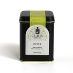 Loose leaf tin of Poet Tea, a New England Herb & Flower Tea Blend