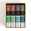 8-Tin Chef Set showing the following blends: Kandy Spice, Da Lat Spice, Edo Spice, Bonga Spice, Ferla Spice, Aegean Salt, Kampot & Salt, and Supeq Spice