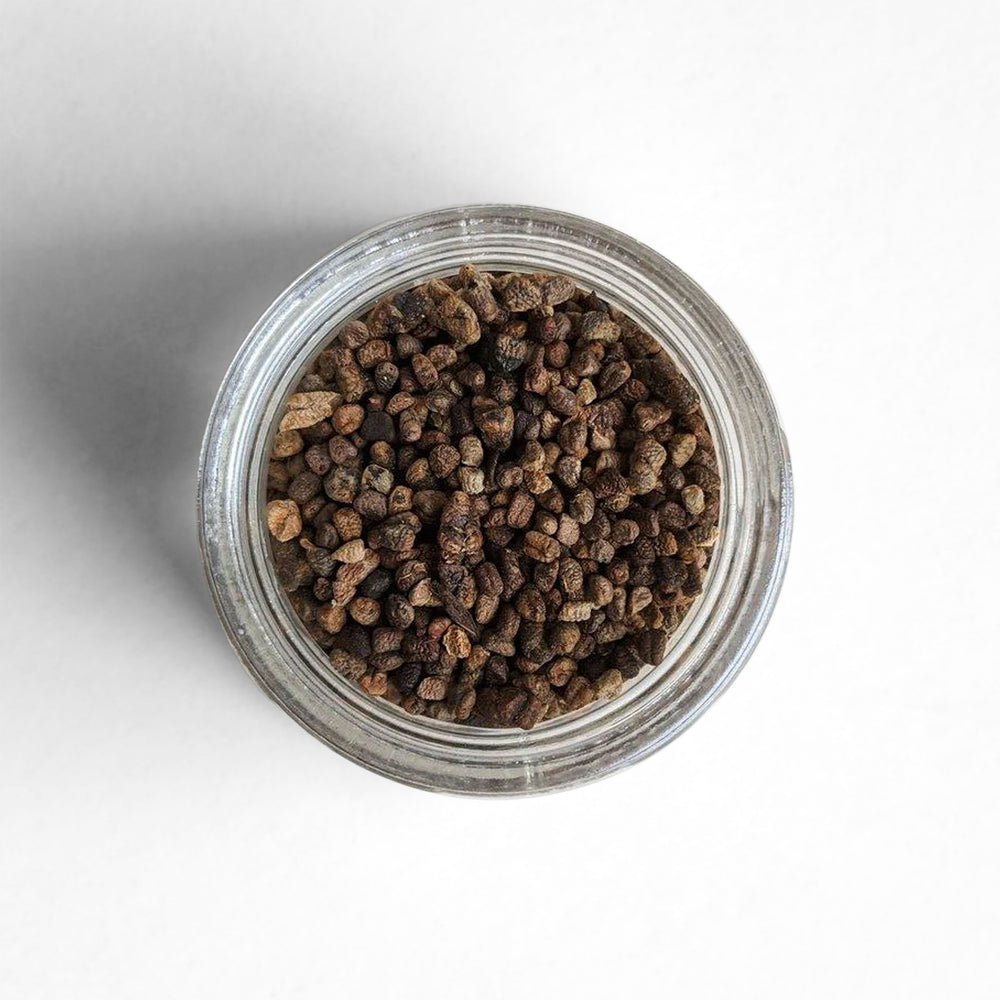 Top-down of Guatemalan Cardamom Seeds