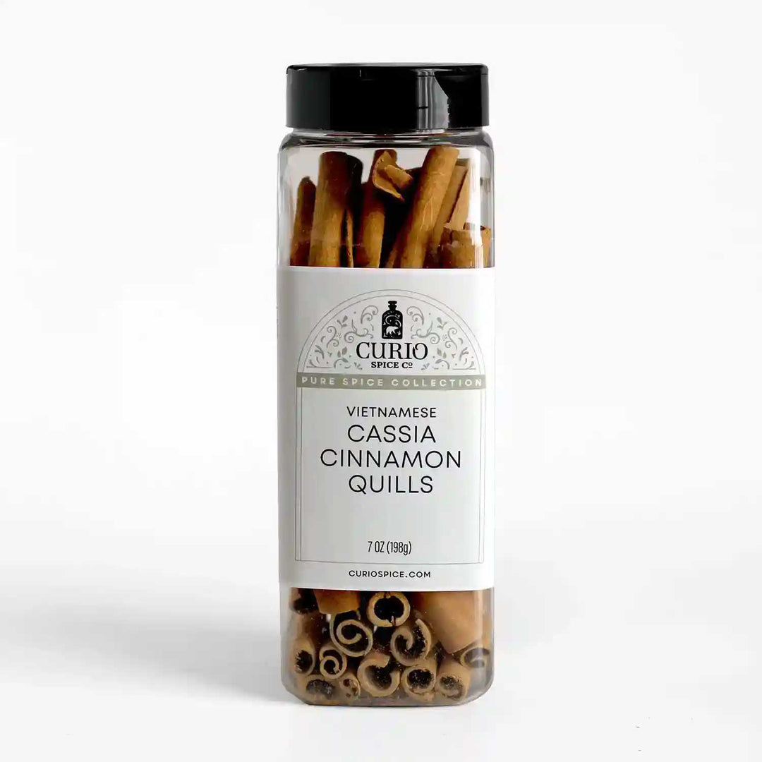 Bulk jar of Vietnamese Cassia Cinnamon Quills