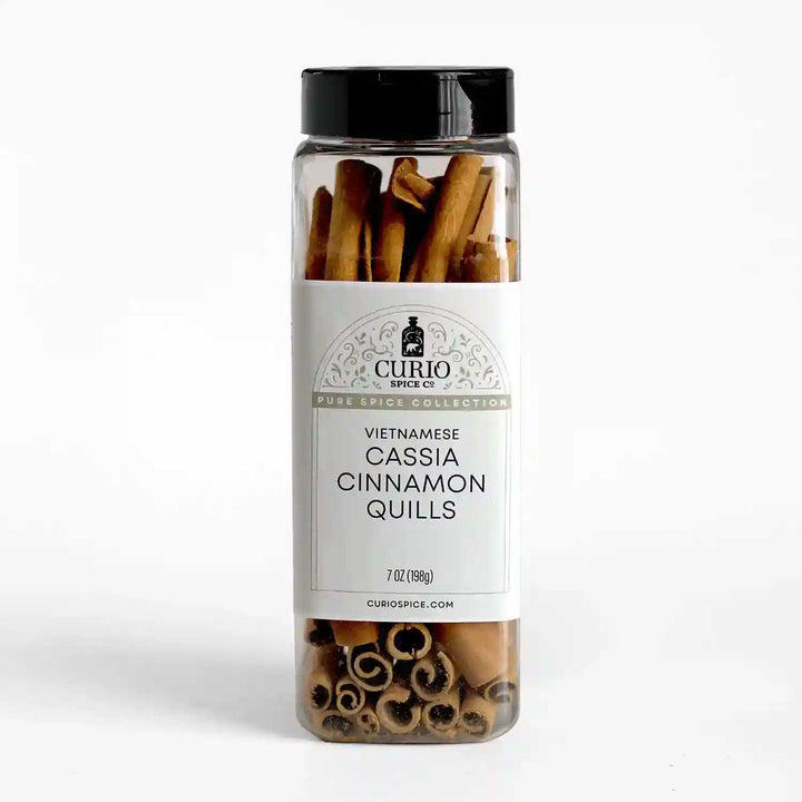 Bulk jar of Vietnamese Cassia Cinnamon Quills