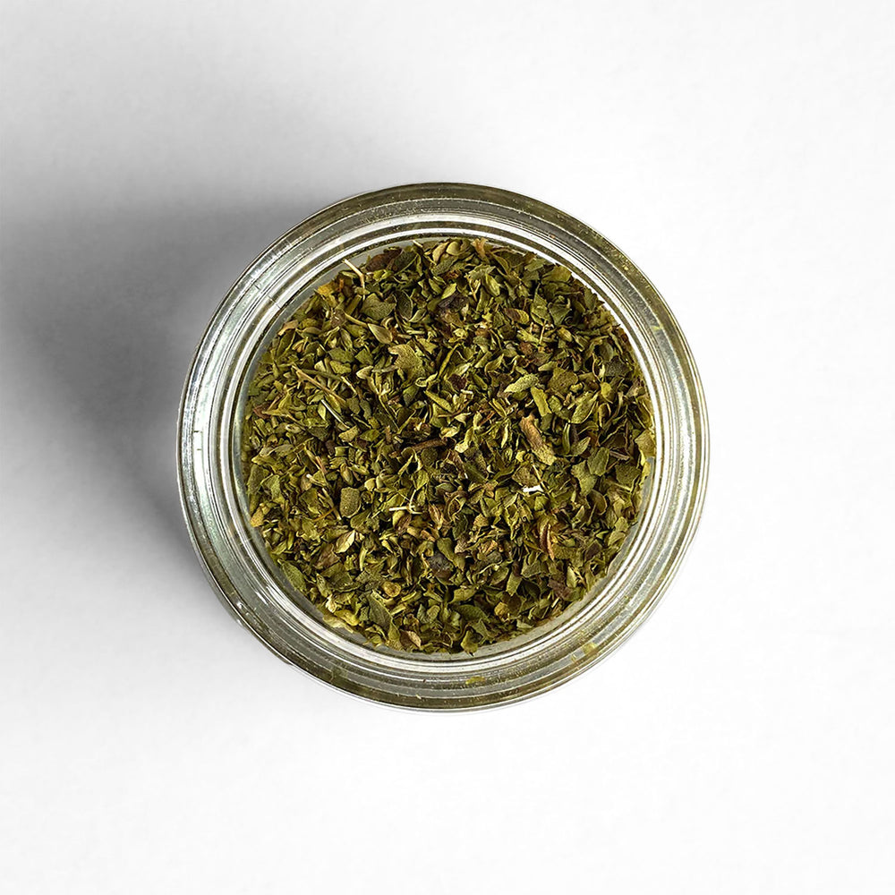 Top-down view of Greek Oregano