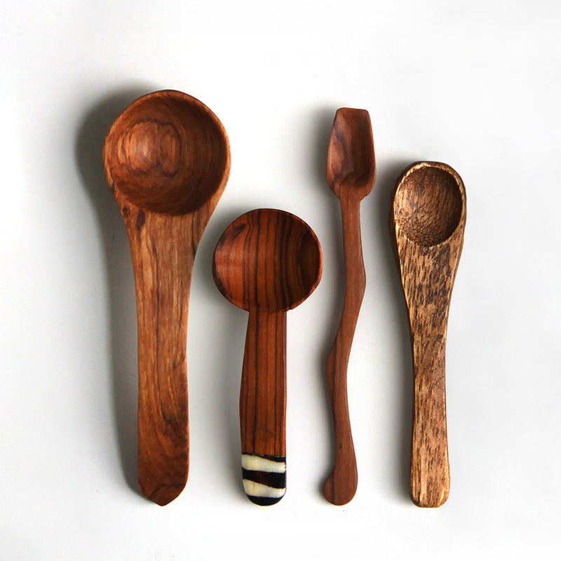 Elegant wooden spoons hand crafted from Kenya