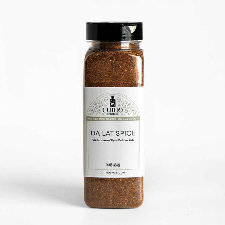 Curio Spice Co. Signature Blend Da Lat Spice in a bulk jar.