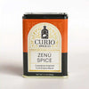 Orange and black tin of Zenú Spice, a Colombian-Inspired Fruit & Spice Blend from Curio's Signature Blend collection.
