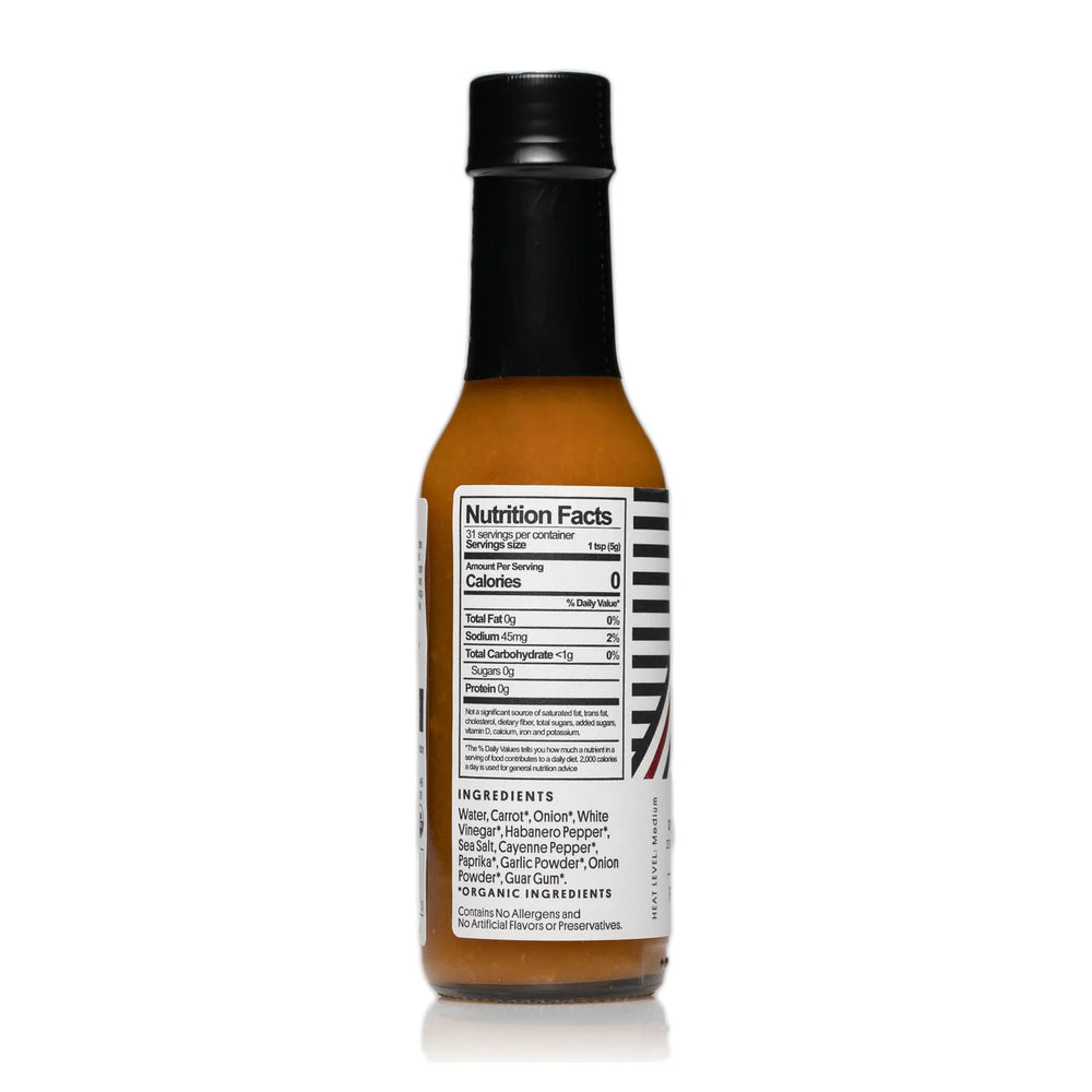 Fuego Spice Co. nutrition label