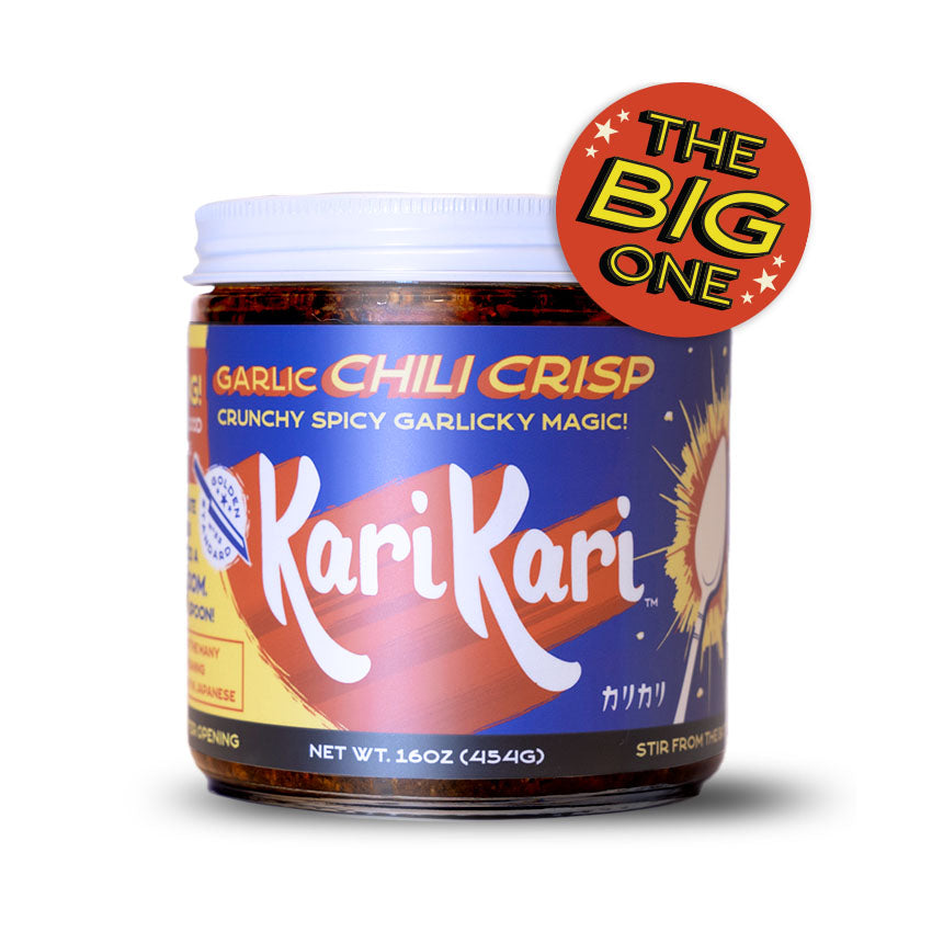 Kari Kari Garlic Chili Crisp 16 oz. jar