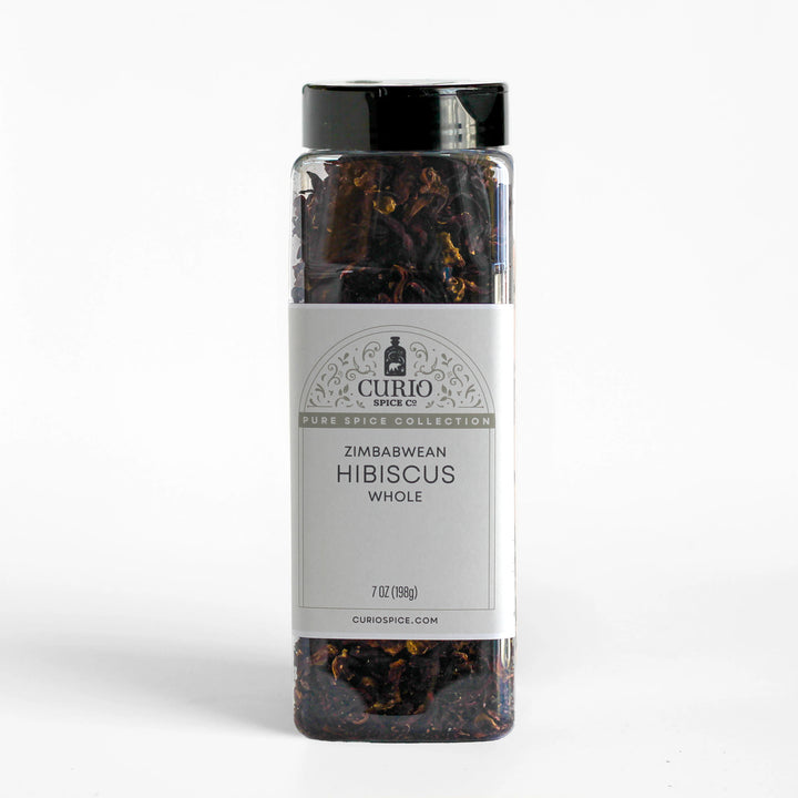 Bulk 7 oz. jar of Zimbabwean Whole Hibiscus