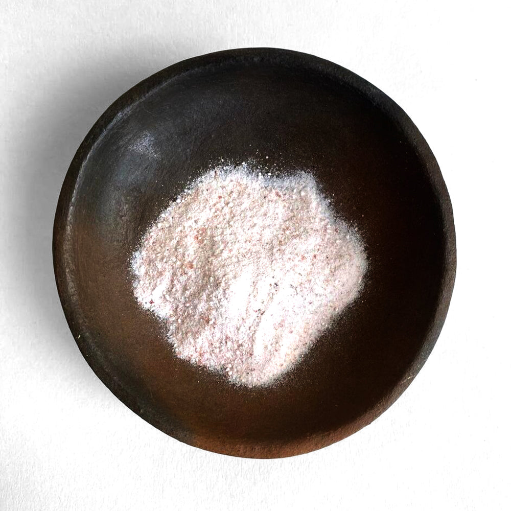 Top-down view of Kala Namak Black Salt