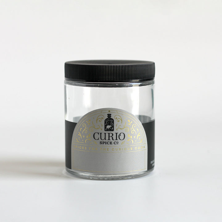 6-oz clear glass Curio Spice jar