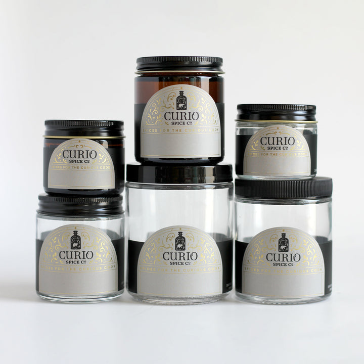 Curio Spice jar variety of sizes