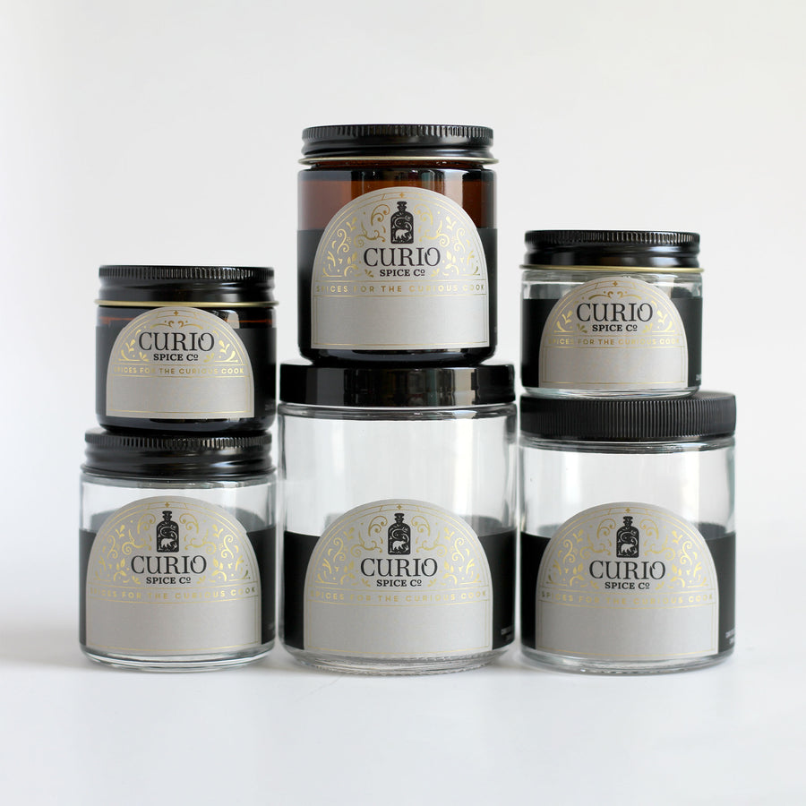 Curio Spice jar variety of sizes