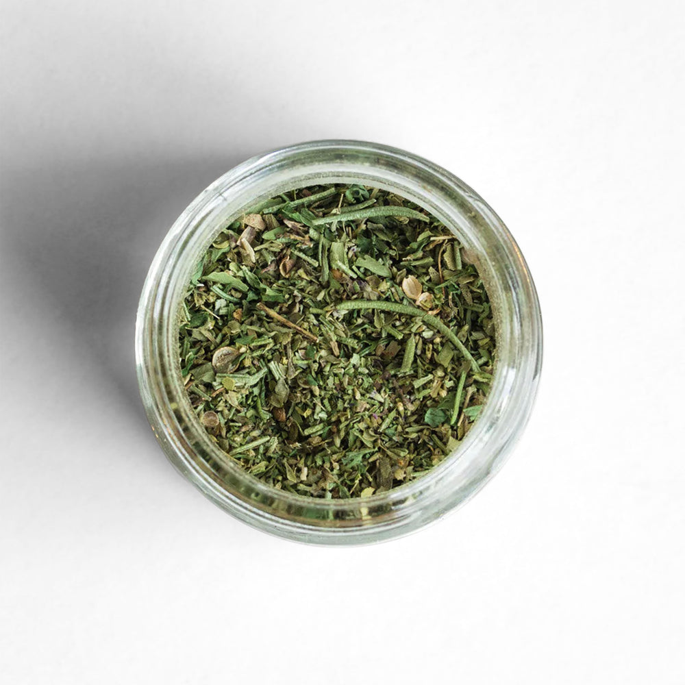 Top-down view of Herbes de Romance