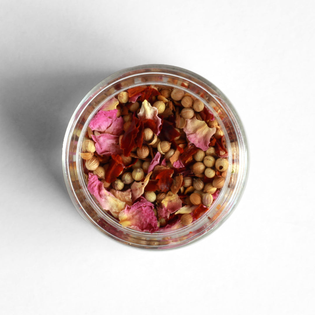 Top-down view of Moroccan Pickling Spice.