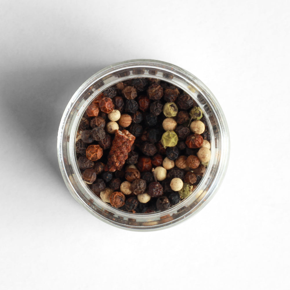 Top-down view of Pepper Mill Mix.