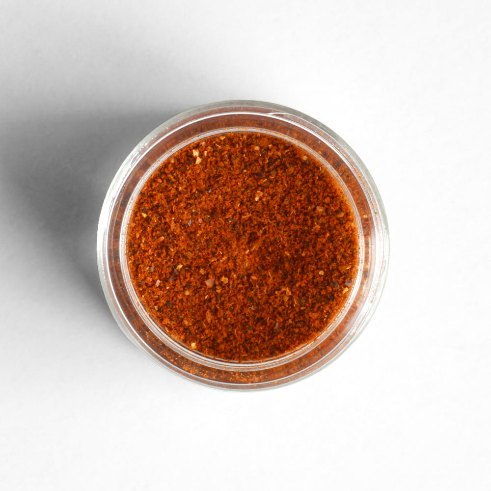 Top-down view of Sēti Berbere, a medium-hot yet deeply flavorful classic blend.