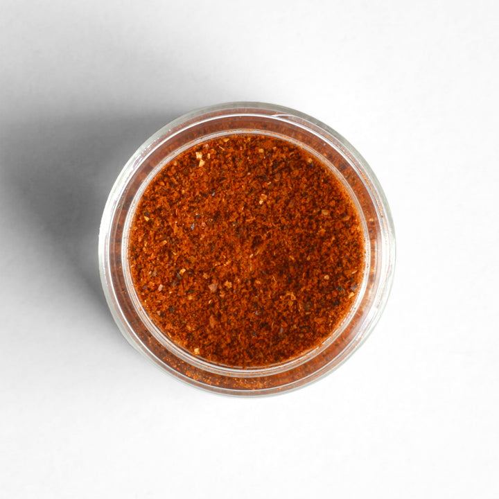 Top-down view of Sēti Berbere, a medium-hot yet deeply flavorful classic blend.