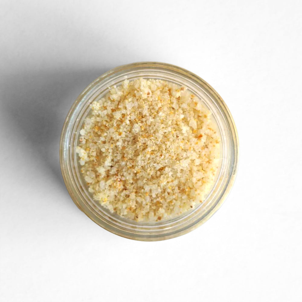 Top-down view of Japanese Yuzu Salt.