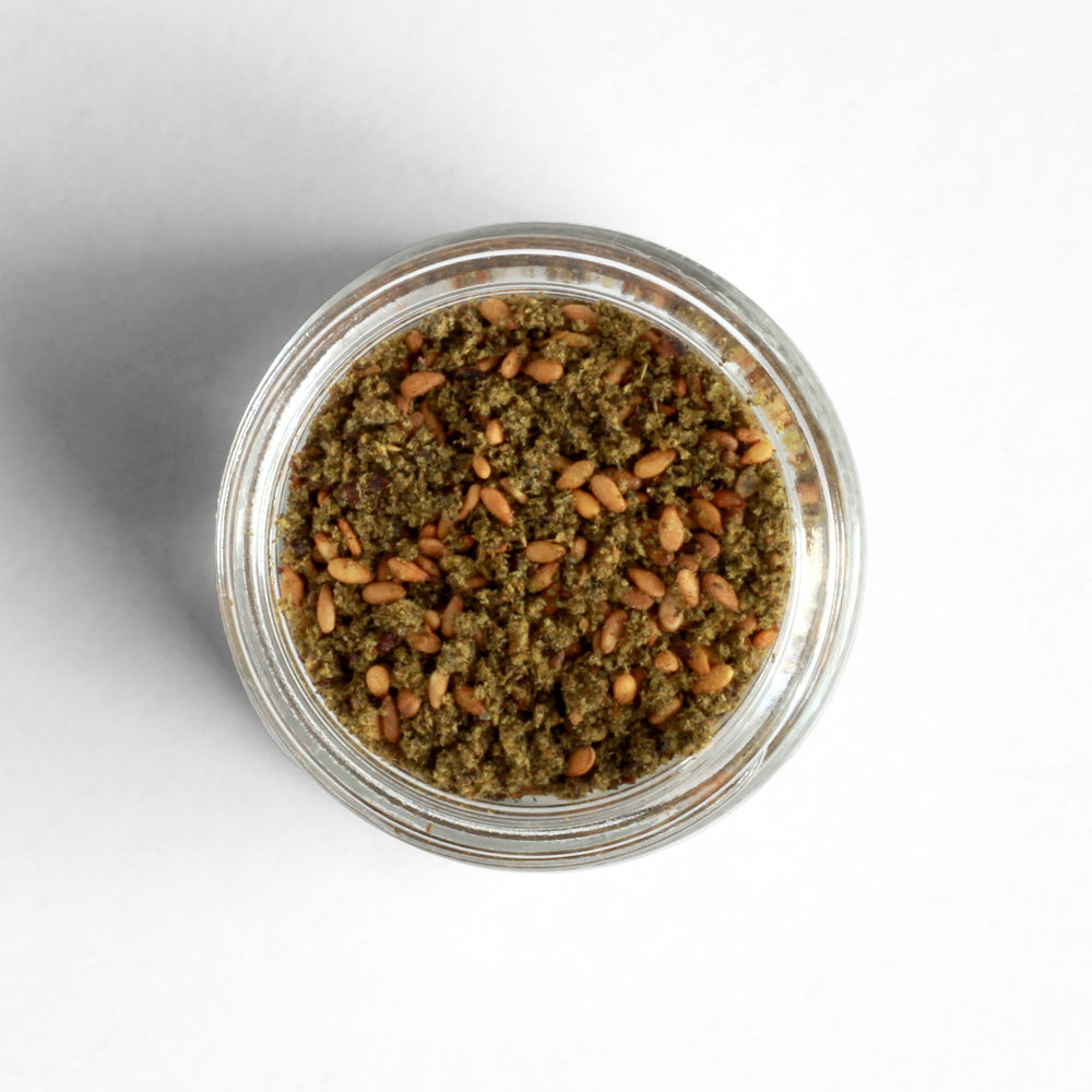 Top-down view of Za'atar